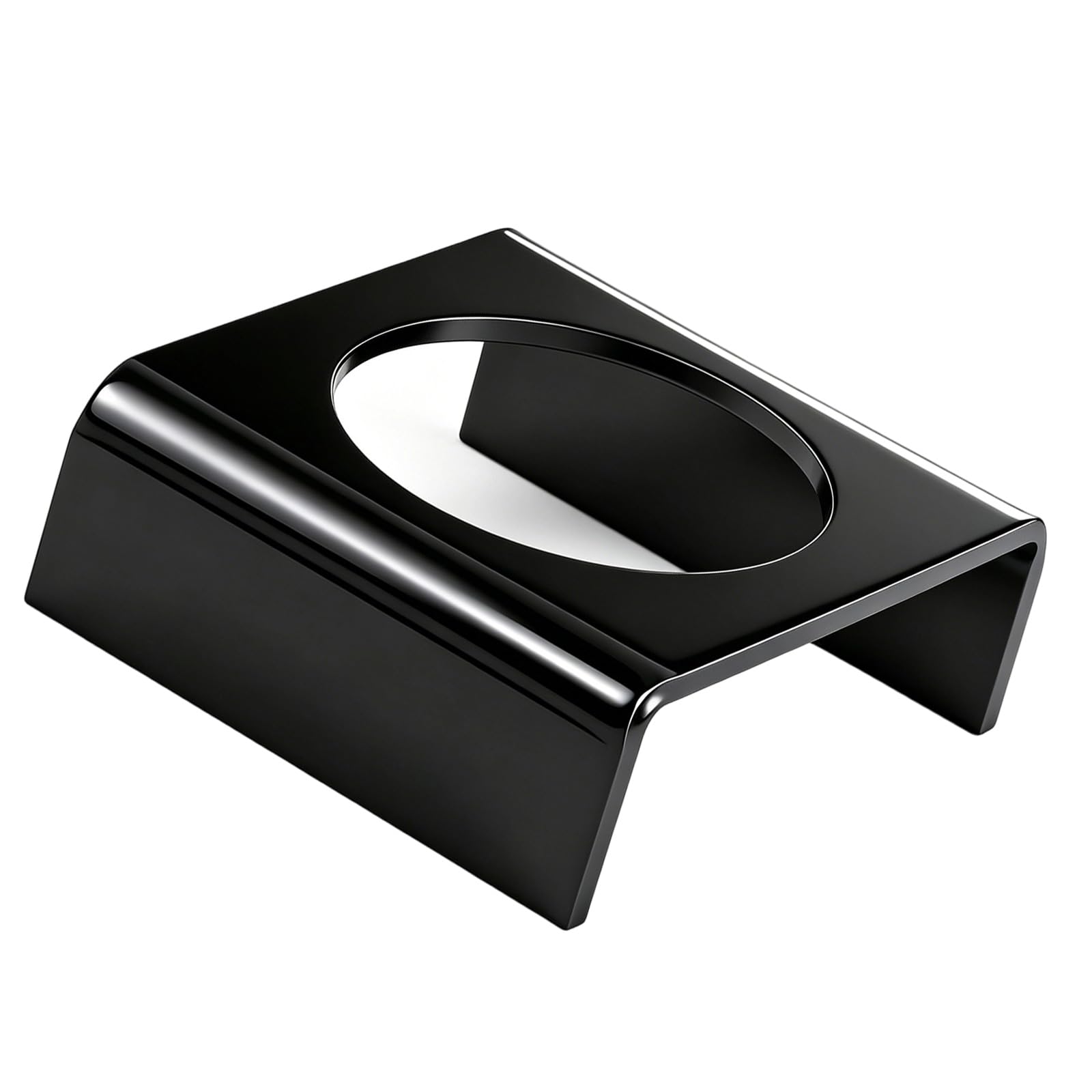 Kaeltsyn Showcases Stand with Sturdy Base Stylish Basketball Display Shelf for Secure Presentation Offices Sports Decoration
