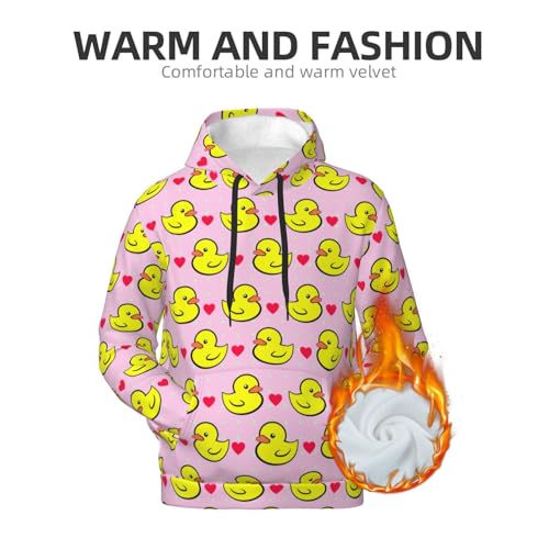 Men's Fleece Hoodie 3D Print Casual Pullover Sweatshirts with Pocket4