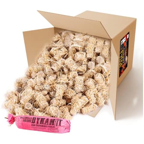 FLAMMINGO 5 kg Kamin-Anzünder und Grill-Anzünder (Ofen-anzünder, Anzündwolle, Anzündhilfe) aus Holzwolle und Wachs - schnell und umweltfreundlich Cover