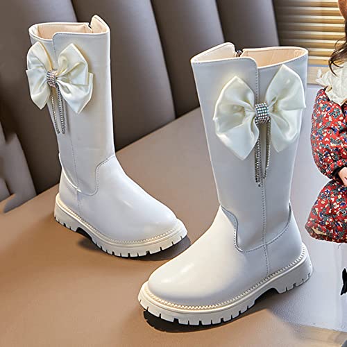 Kids Boots Long Boots High Boots Autumn And Winter New Girl Soft Bottom Leather Boots Juniors Fashion Boots2
