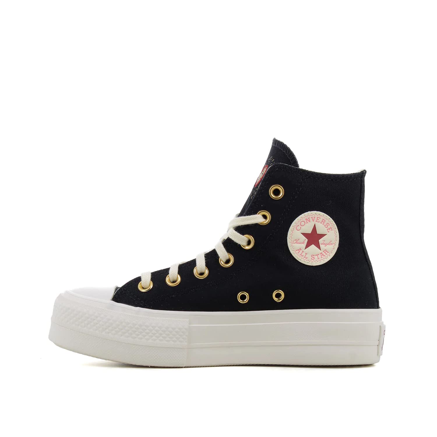 Converse Lonas A01301C-1 Moda Joven Negro