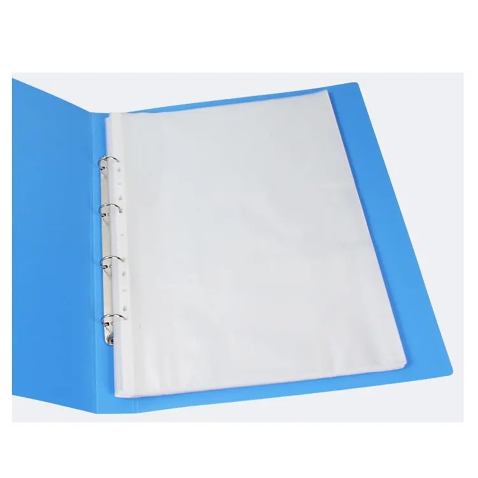 Cartella A3 a 4 anelli for raccoglitore da 2 pezzi for l'archiviazione di documenti ad con maniche trasparenti HD per Casa, Ufficio