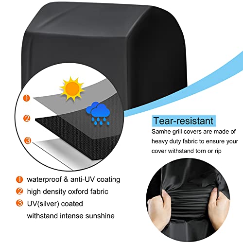 Samhe Grill Cover, 40-Inch Waterproof Uv Resistant Heavy Duty Bbq Gas Grill Cover For Nexgrill Brinkmann Weber Char-Broil And More #TOP2