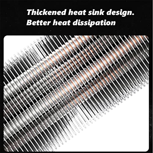 Cooler para portátil con 4 heat pipes y luz arcoíris miniatura 5