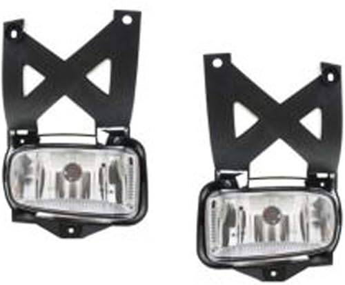 KarParts360 Para Ford Escape 2001 2002 2003 2004 Conjunto de luz antiniebla par lado conductor y pasajero con bombillas sustituye FO2592190