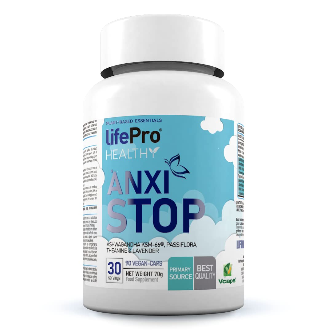 Life Pro Anxistop | Relajante para asegurar un descanso optimo | Fórmula basada en ashwagandaha