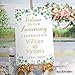 Elegant Green Leafy Anniversary Sign, Welcome To Our Anniversary Celebration, Welcome Party Sign, Any Year Celebration Banner, Custom Names Poster, Handmade Supply Poster