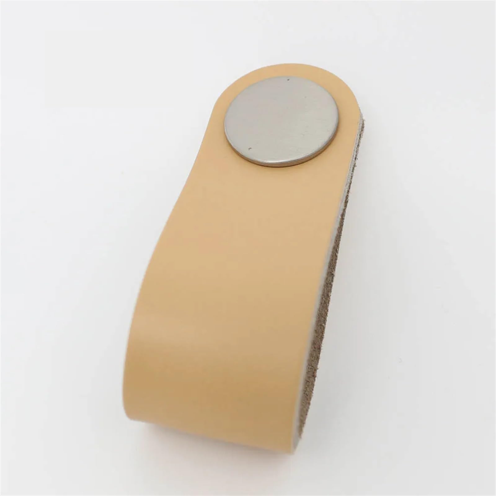 Poignées d'armoire en cuir fait main | Set de 12 boutons chics pour commode et tiroir