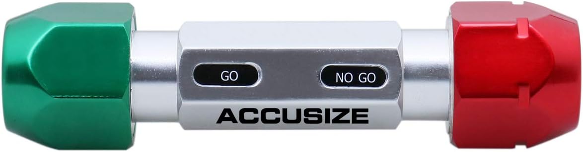 Accusize Industrial Tools 0.751'' to 0.832'', Go/No Go Double End Gage Handle for Pin Gages, 3350-0105
