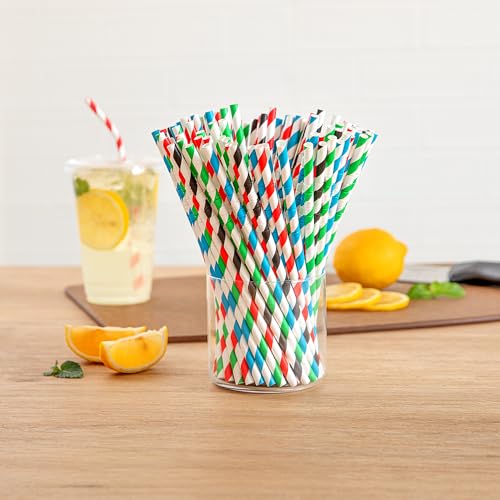 Pitillos de papel flexibles pack de 1000 unidades 19.7 cm miniatura 3