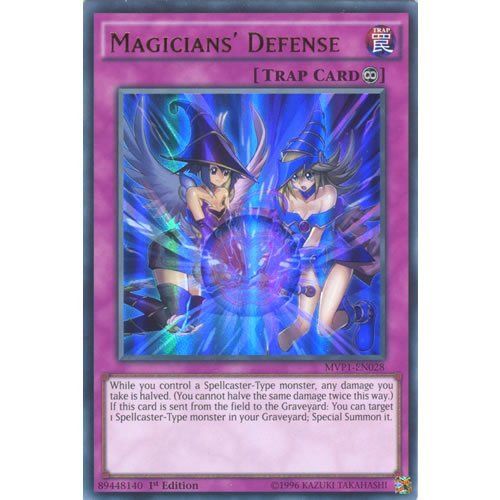 Amazon.com: YuGiOh : MVP1-EN028 1st Ed Magicians' Defense Ultra Rare Card