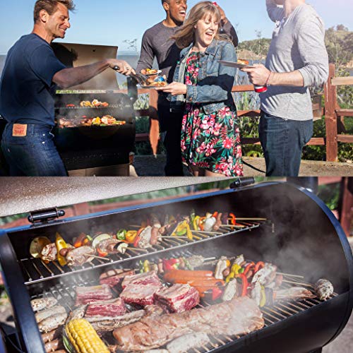 Z GRILLS ZPG-7002ENC 2020 Upgrade Wood Pellet Grill & Smoker, 8 in 1 BBQ Grill Auto Temperature Control, inch Cooking Area, 700 sq in Stainless NO Cover - Thumbnail 6