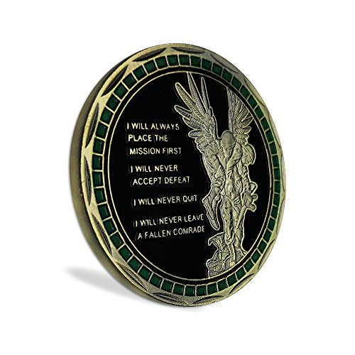 Moneda con valores del Ejército de EE.UU. en metal miniatura 5