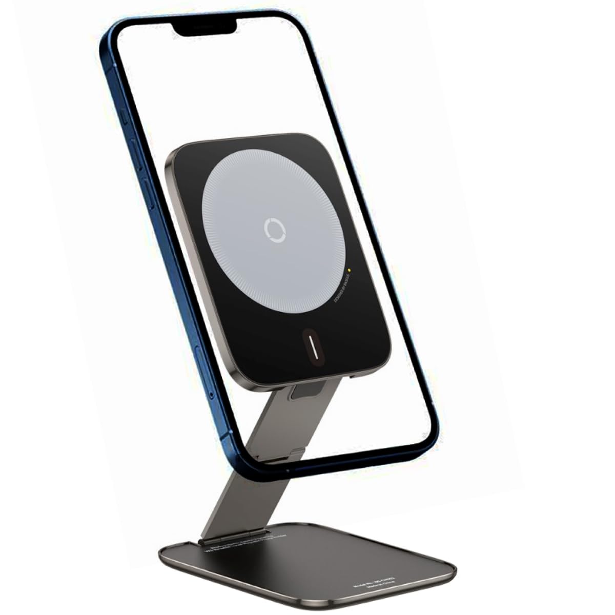 BaseusPrimeTrip VX1 Magnetic Foldable Phone Holder, 3-Axis Adjustable, Ultra-Thin, Dual-Sided Magnetic Design, Hands-Free Use, Stable & Durable, Universal for iOs, Android, Desktop, Car.