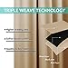 NICETOWN Living Room Completely Shaded Draperies, Privacy Protection & Noise Reducing Ring Top Drapes, Black Lined Insulated Window Treatment Curtain Panels(Biscotti Beige, 2 Pieces, W52 x L84)