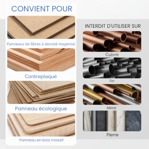 CDBP Mèches à tourillons pointe carbure queue cylindrique Ø 8 mm x L 70 mm Main droite - 1 pièce – vue 6