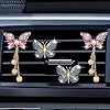 Bling Butterfly Air Vent Clips, Crystal Butterfly Car Decoration - 4 Pcs Pandent Car Air Fresheners Vent Clip Diffusers #1