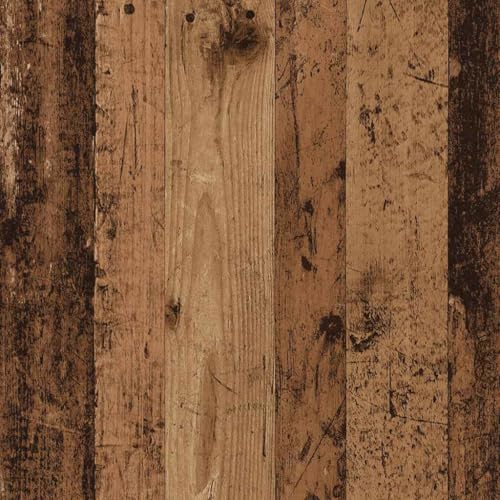 Banc robuste et minimaliste en bois vieilli pour vestiaire chic