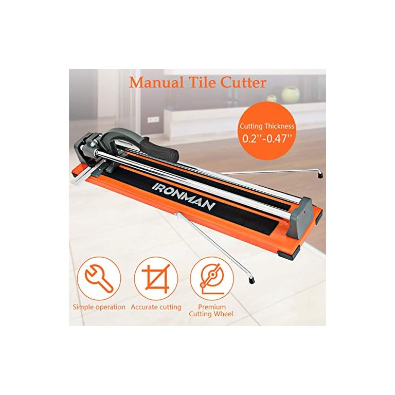 Goplus 24 Inch Tile Cutter, Professional Manual Tile Cutter for Ceramic