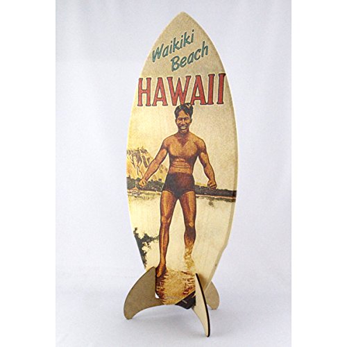 Amazon.co.jp: ミニサーフボードオブジェ 「Waikiki Beach HAWAII」 #5
