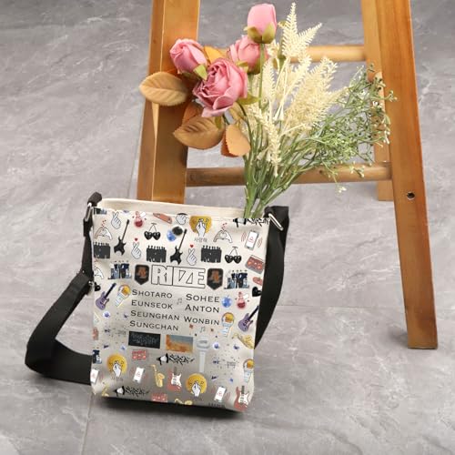 VAMSII Korea-Pop Merchandise RIIZEE Korea-Pop BoyBand Fans Crossbody Bag Korea-Pop Music Lover Gift Singer Album Gift3
