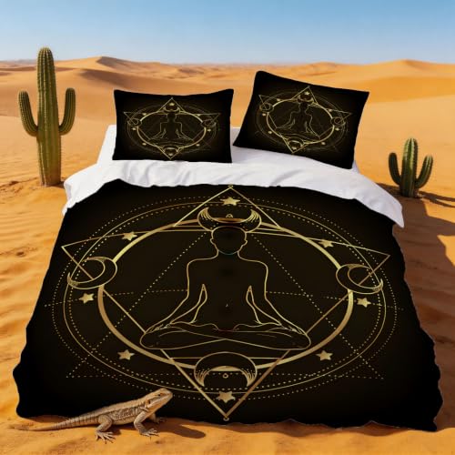 Linge de lit 140x200 imprimé zen et dessin animé microfibre