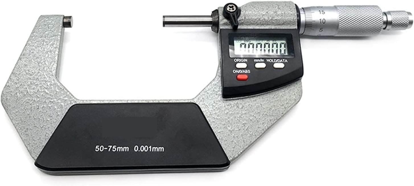 Micromètre numérique jauge mètre extérieur 50-75mm outil mesure électronique 0.001mm