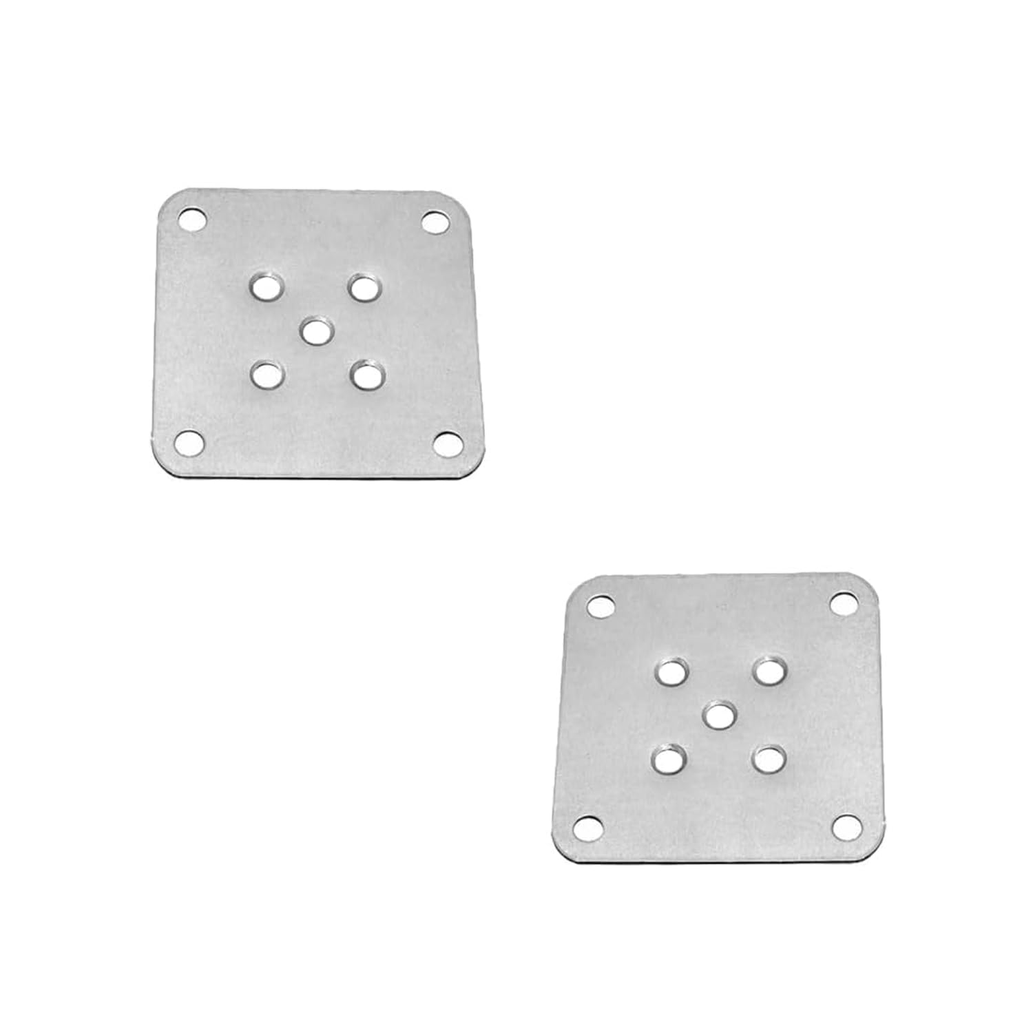 SQXBK 4PCS Furniture Wooden Leg Mounted Flat T Plate Connector 70mm Sofa Wooden Foot Joints Furniture Hardware Suitable for Seat Leg and Cabinet Leg