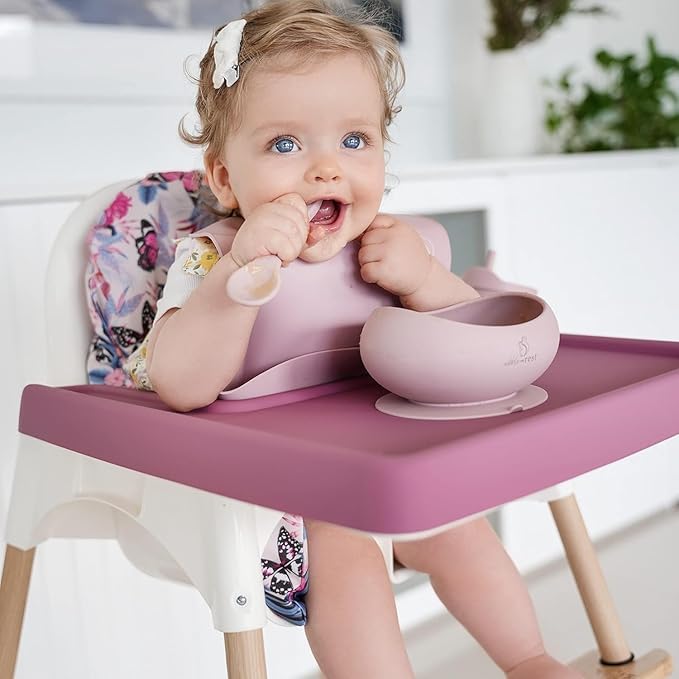 Image of Nibble and Rest Highchair Cushion Cover for Inflatable Cushion, Compatible for IKEA Antilop Highchair,Accessories Stain-Proof and Wipeable Cushion Cover (Cushion NOT Included)(Sage Savannah)