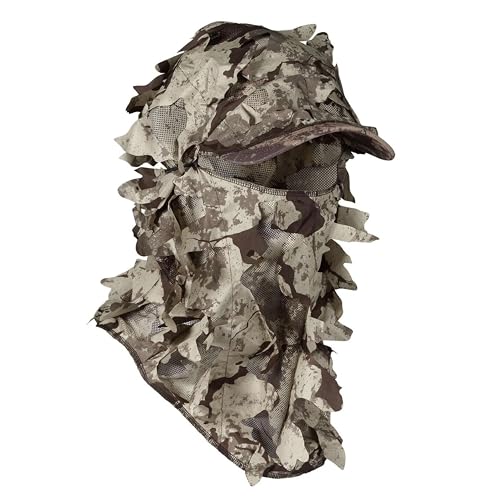 First Lite Phantom 3D Balaclava - Ultralight Mesh Camo Hunting Face Mask - First Lite Cerca - One Size