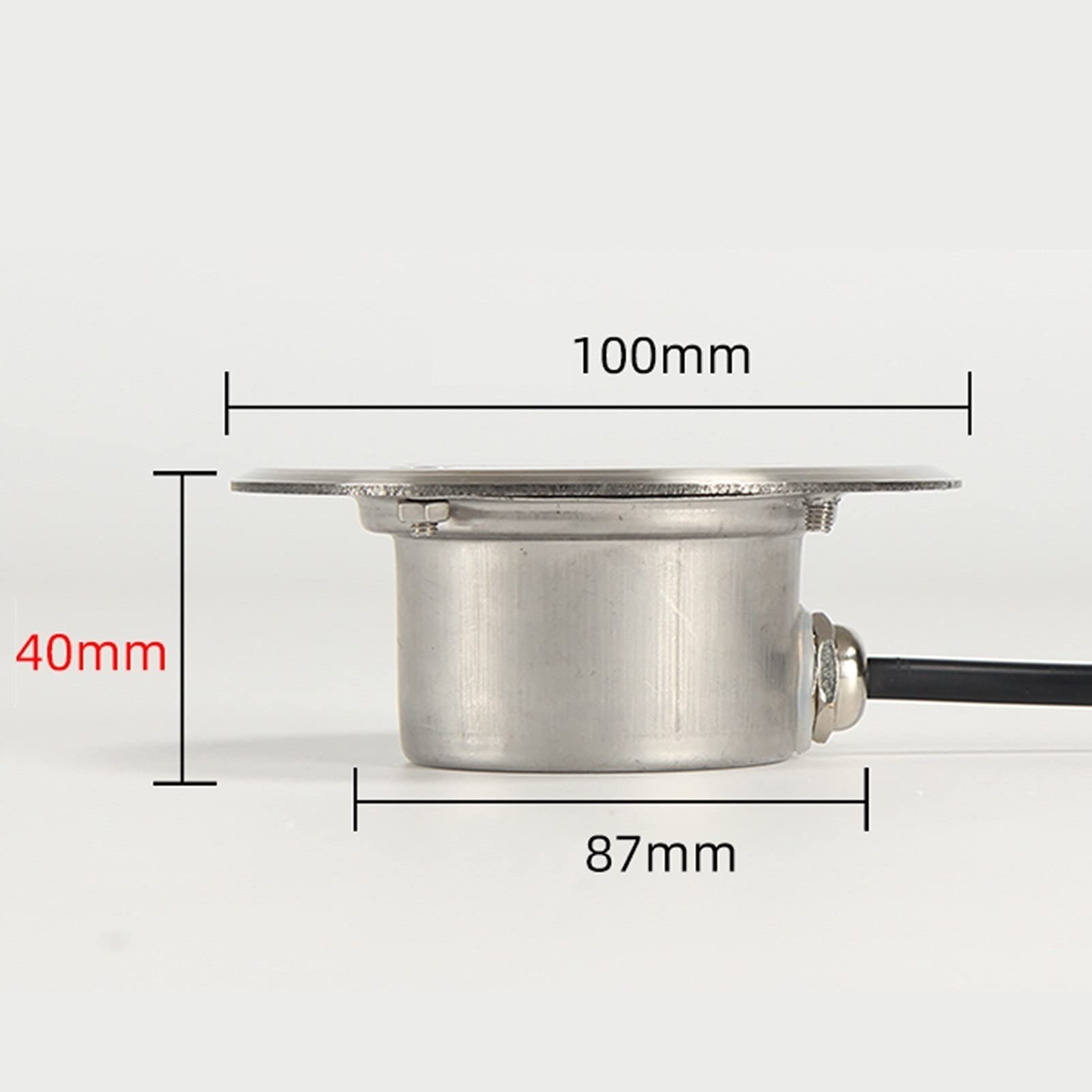 Led Bodeneinbaustrahler 3W IP68 Wasserdicht Schwimmbad-Unterwasserleuchte Warmweiß 110-220V