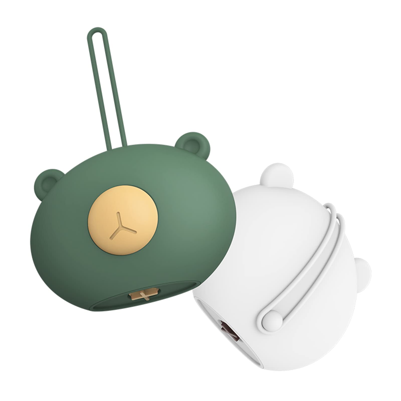 NBZH Hot Water Bottle,Bear Warm Water Bag,Hot & cold pack,Green