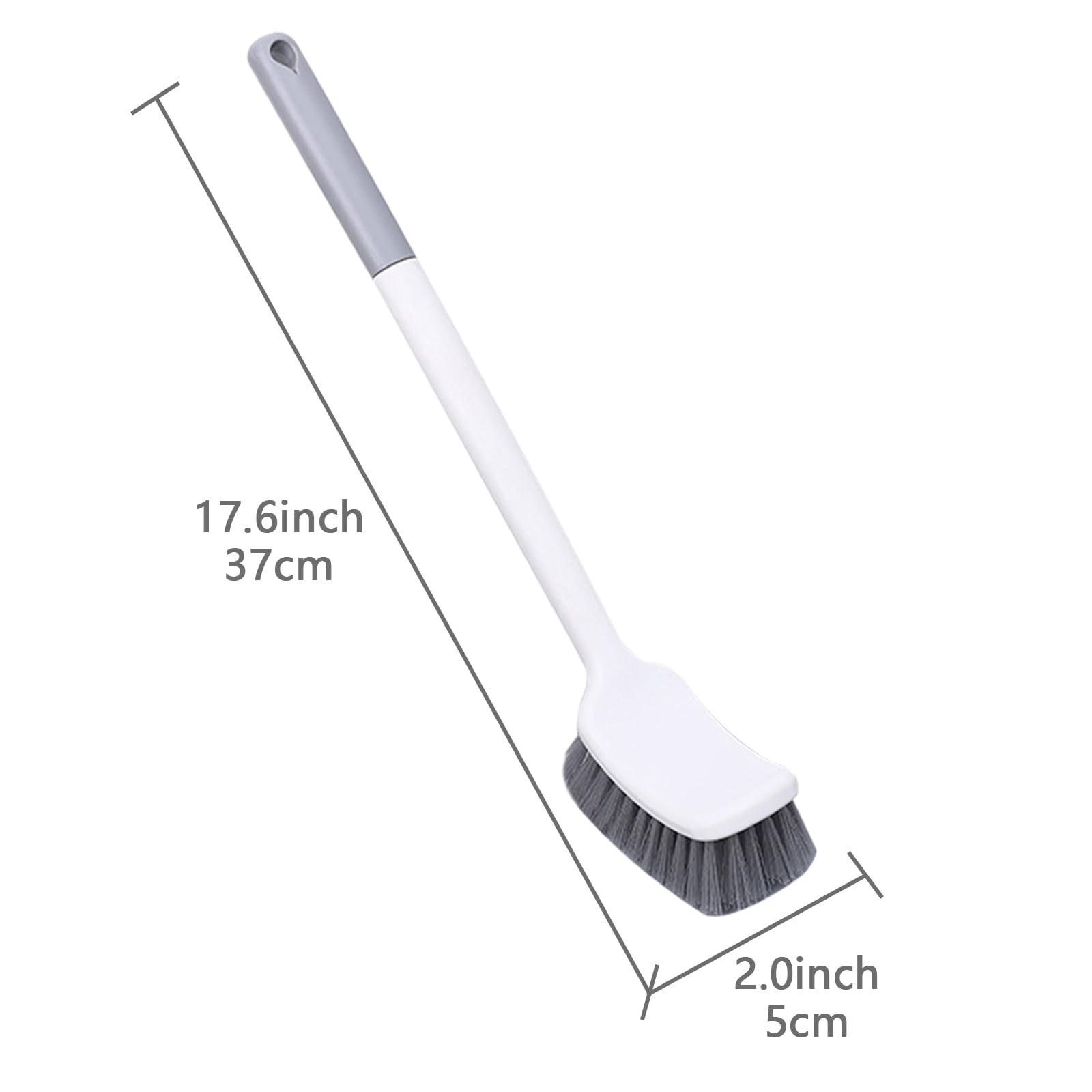 Lizbin Toilet Brush, Bathroom Toilet Bowl Brush - Image 2