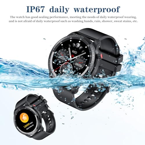 EarlySincere-Smart-Watch-AnswerMake-Calls139-HD-Fitness-Tracker-with-Heart-RateSleep-MonitorPedometerCalories100-Sport-Modes-Smartwatch-Waterproof-for-Men-Women-Compatible-Android-iOS