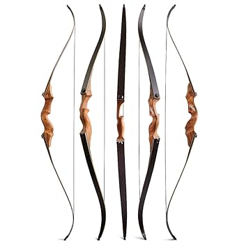 Amazon.co.jp: SHARROW 60インチリカーブボウ 木製伝統弓
