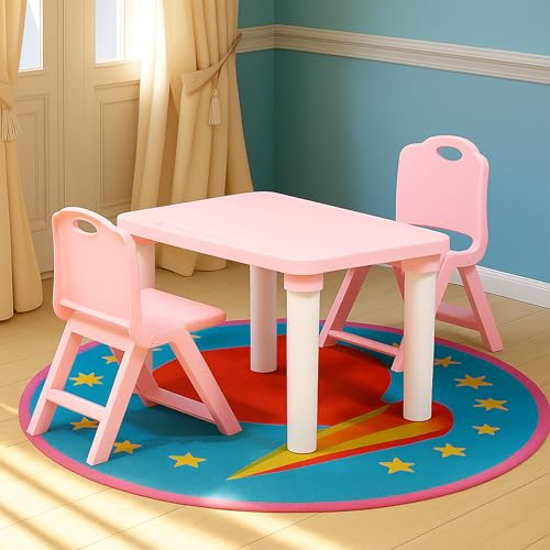HAPPY BEAR Table and Folding Chair Set for Kids Strong & Durable ...