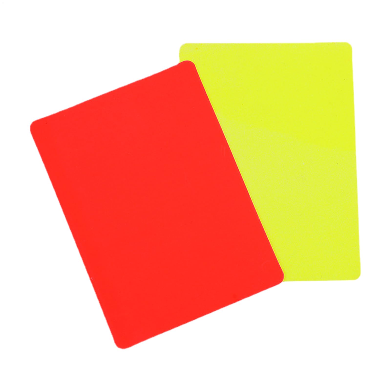 Fußball-Weckkarte, 2pcs leichte Schiedsrichter Penalty Cards Kit - Multifunktionales Sport Schiedsrichter Card Set Professional Fußball Disziplin in Sportveranstaltungen Schiedsrichter Supplies für