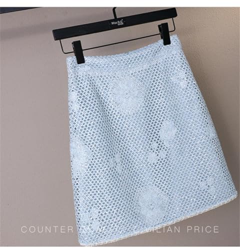 Women's Spring Long-Sleeved Single-Breasted Jacket Elegant Two-Piece Skirt Set4