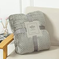 JIANINGHOME Flanellen plaid 100 x 160 cm, fleece deken voor bank - zachte, pluizige, pluizige, warme, gezellige plaids - perfecte dekens voor bed