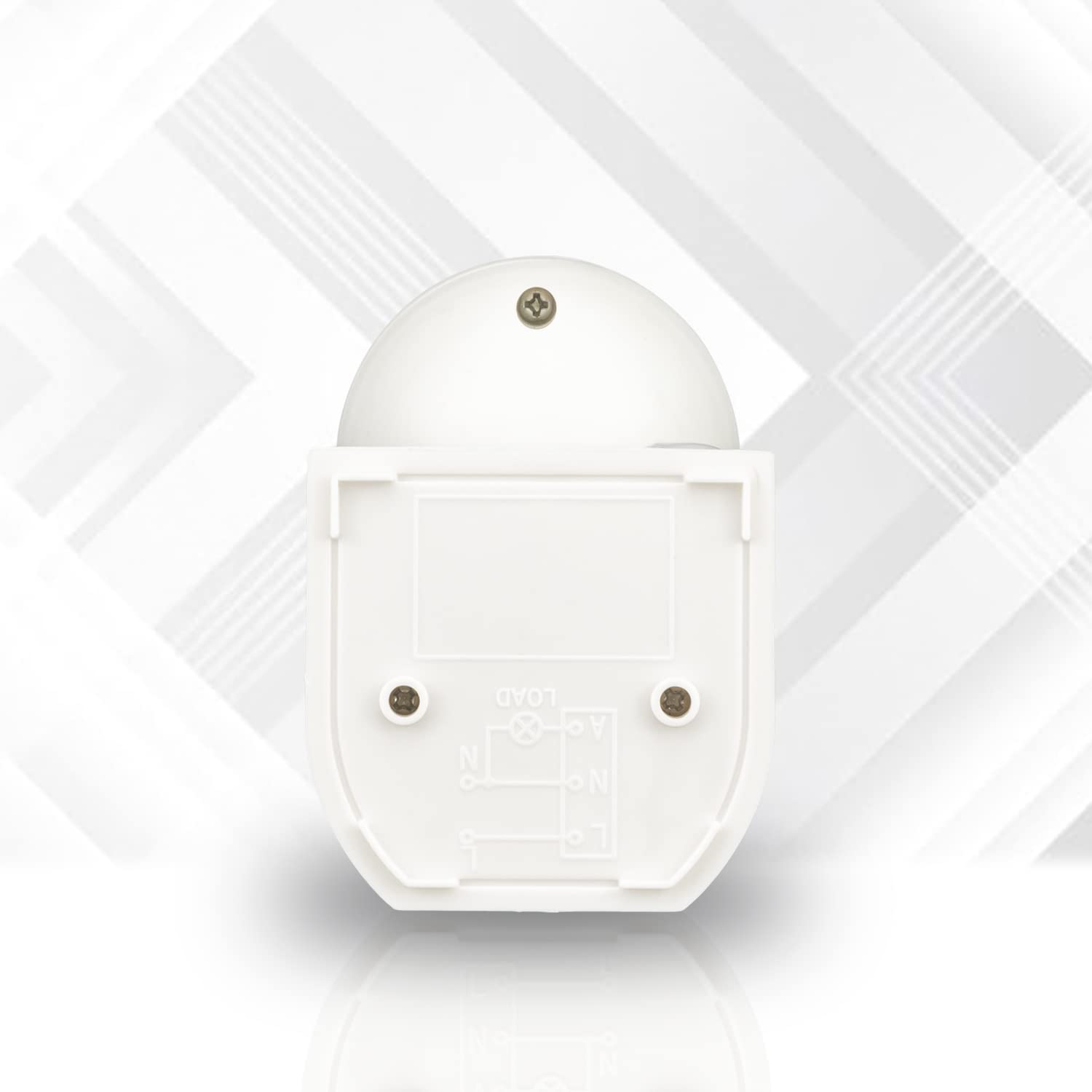 POPP® Electric Sensor de Movimiento Exterior/Interior de Luz Detector Ajustable Superficie de Pared Orientable 200W/800W 220-240V IP44 180° 12m (Pack 5 Unidad)