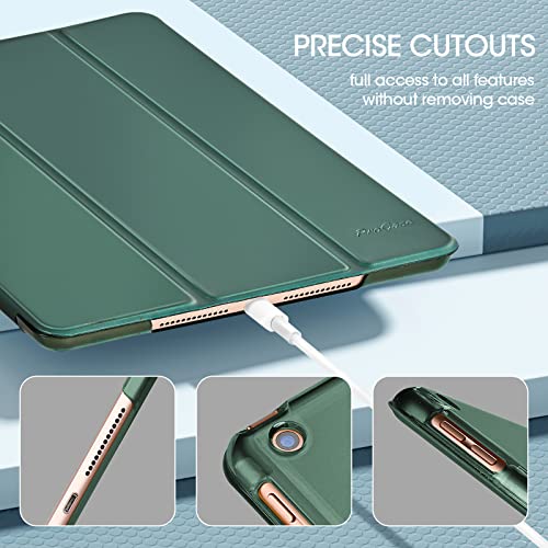 Image of ProCase for iPad 9th / 8th / 7th Generation Case 10.2 Inch (2021 /2020 /2019 Release), 10.2 iPad Case 9th / 8th / 7th Gen Cover, Slim Smart Cover with Translucent Hard Shell Back -MidnightGreen