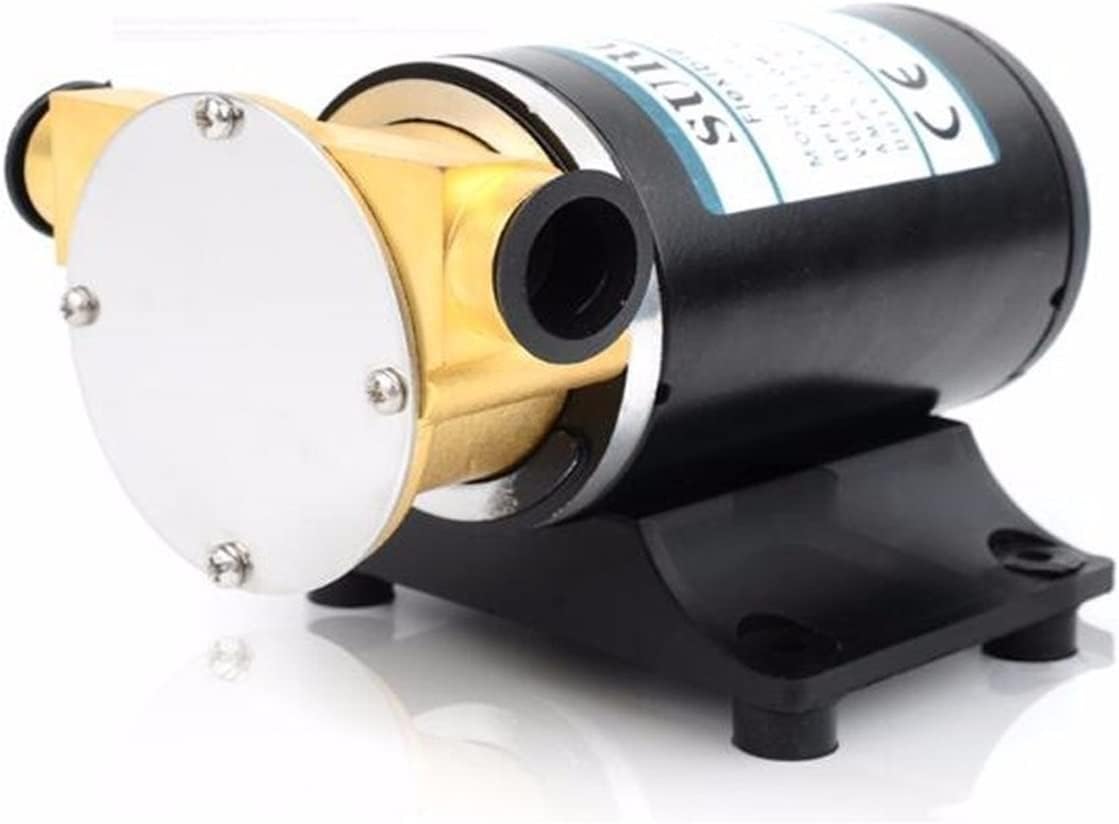 Circulation Pump, 30l/min 12v 24v Automatic Electric Surface Centrifugal Pump Deck Wash Engine Cooling Flexible Impeller(3200 12V)