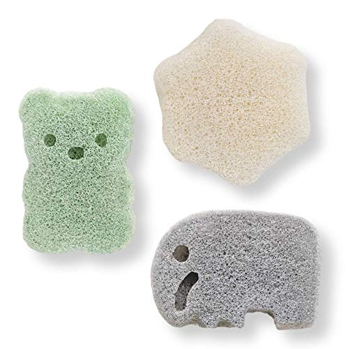 Natural Konjac Baby Bath Sponge for Bathing, Sponges for Infants