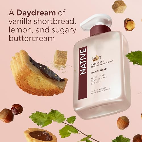 Native Liquid Hand Soap, Hazelnut & Shortbread Crust Limited Edition Scent, Non-Drying Formula for Soft, Smooth Hands, Made with Plant-Based Cleansers, Sulfate & Paraben Free, 13 oz Bottle - image 4