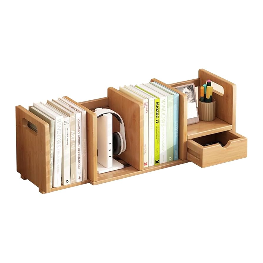 デスク上置き棚 木製 伸縮型 本立て 卓上収納ラック 引き出し ブックエンド Amazon.co.jp: デスク上置き棚 収納ラック 多種組み立て方式