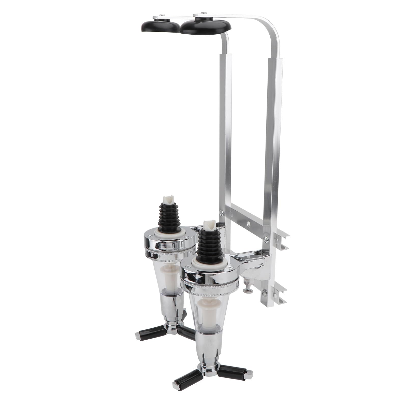 Luxshiny Dispensador de Vino de Botellas Portabotellas de Barra Montaje Pared Dispensador de Invertido Resorte para Cócteles y Vino
