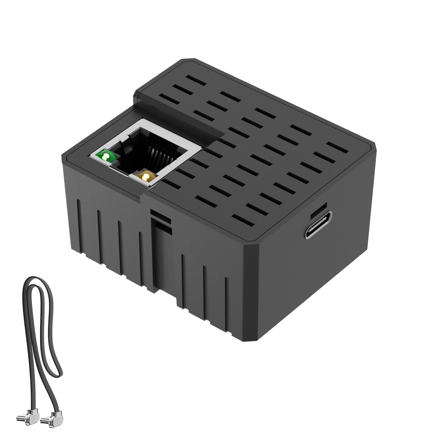 Support mural universel tablette encastrable avec alimentation CA vers USB-C PoE 10W - 7