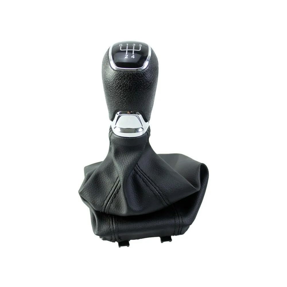 GZNBB Car Manual Gear Shift Knob Boot Cover Gaiter Lever Shifter Handle Stick, for Skoda Octavia A7 MK3 2014-2017