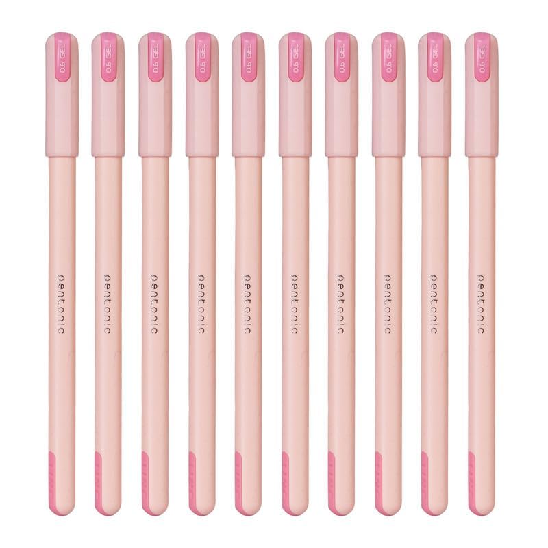See full amazon price history chart for Pentonic Frost 0.6 mm Refillable Gel Pen | Pastel Pink Body | Red Ink | Set of 20 Pentonic Frost 0.6 mm Refillable Gel Pen | Pastel Pink Body | Red Ink | Set of 20 (B0CMHNBRD7) Amazon Price History, Amazon Price Tracker
