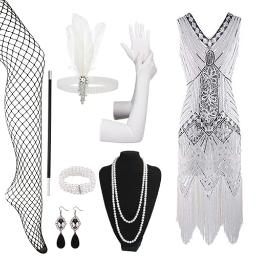 Costume des années 20 confortable longueur genou pour danser sans gêne